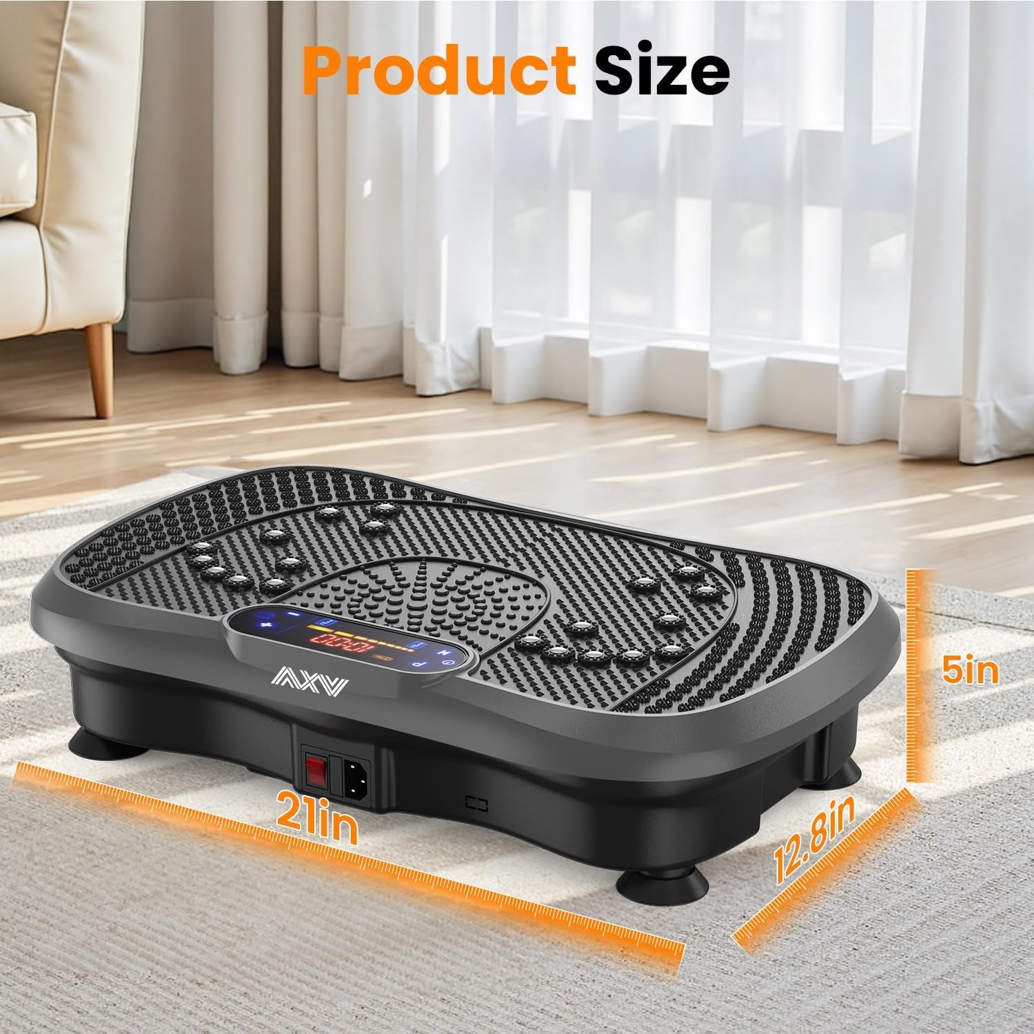 image:imageVibration Plate Fitness Platform Exercise Machine Vibrating Shaking Full Body Shaker Workout Vibrate Stand Shake Board Sport for Weight Loss Fat Burner for Gym Home OfficeSLIMGRAY