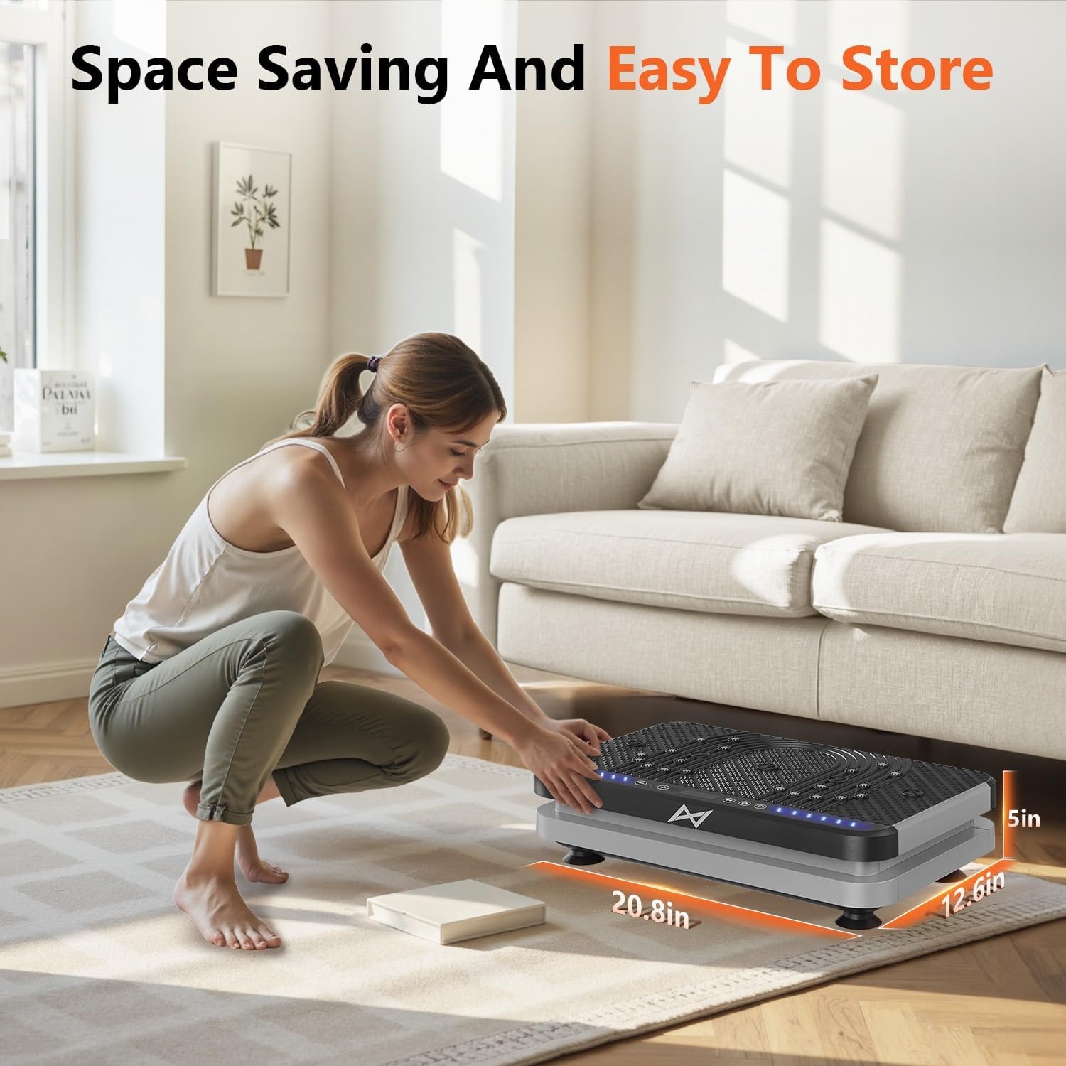 image:imageVibration Plate Fitness Platform Exercise Machine Vibrating Shaking Full Body Shaker Workout Vibrate Stand Shake Board Sport for Weight Loss Fat Burner for Gym Home OfficeARKBLACKSILVER