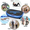 Vibration Plate Exercise Machine Whole Body Workout Music Vibrate Fitness Platform Lymphatic Drainage Machine for Weight Loss Shaping Toning Wellness Home Gyms Workout(BOAT.BLUE)