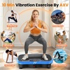 Vibration Plate Fitness Platform Exercise Machine Vibrating Shaking Full Body Shaker Workout Vibrate Stand Shake Board Sport for Weight Loss Fat Burner for Gym Home Office(BT.PRO.BLUE)