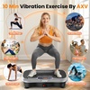 Vibration Plate Fitness Platform Exercise Machine Vibrating Shaking Full Body Shaker Workout Vibrate Stand Shake Board Sport for Weight Loss Fat Burner for Gym Home Office(SLIM.SILVER)