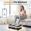 Vibration Plate Fitness Platform Exercise Machine Vibrating Shaking Full Body Shaker Workout Vibrate Stand Shake Board Sport for Weight Loss Fat Burner for Gym Home Office(BT.PRO.WHITE)
