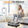 Vibration Plate Fitness Platform Exercise Machine Vibrating Shaking Full Body Shaker Workout Vibrate Stand Shake Board Sport for Weight Loss Fat Burner for Gym Home Office(BT.PRO.SILVER)