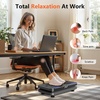 Vibration Plate Fitness Platform Exercise Machine Vibrating Shaking Full Body Shaker Workout Vibrate Stand Shake Board Sport for Weight Loss Fat Burner for Gym Home Office(ARK.BLACKGRAY)