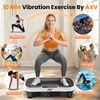 Vibration Plate Fitness Platform Exercise Machine Vibrating Shaking Full Body Shaker Workout Vibrate Stand Shake Board Sport for Weight Loss Fat Burner for Gym Home Office(BT.PRO.WHITE)