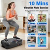 Vibration Plate Fitness Platform Exercise Machine Vibrating Shaking Full Body Shaker Workout Vibrate Stand Shake Board Sport for Weight Loss Fat Burner for Gym Home Office(BASIC.SILVER)