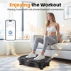 Vibration Plate Fitness Platform Exercise Machine Vibrating Shaking Full Body Shaker Workout Vibrate Stand Shake Board Sport for Weight Loss Fat Burner for Gym Home Office(BT.PRO.BLACK)