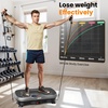 Vibration Plate Fitness Platform Exercise Machine Vibrating Shaking Full Body Shaker Workout Vibrate Stand Shake Board Sport for Weight Loss Fat Burner for Gym Home Office(BT.PRO.GRAY)
