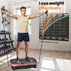 Vibration Plate Fitness Platform Exercise Machine Vibrating Shaking Full Body Shaker Workout Vibrate Stand Shake Board Sport for Weight Loss Fat Burner for Gym Home Office(SLIM.PINK)
