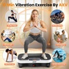 Vibration Plate Fitness Platform Exercise Machine Vibrating Shaking Full Body Shaker Workout Vibrate Stand Shake Board Sport for Weight Loss Fat Burner for Gym Home Office(SLIM.WHITE)