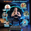 Vibration Plate Fitness Platform Exercise Machine Vibrating Shaking Full Body Shaker Workout Vibrate Stand Shake Board Sport for Weight Loss Fat Burner for Gym Home Office(ASTROLABE.BLACK)