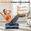 Vibration Plate Fitness Platform Exercise Machine Vibrating Shaking Full Body Shaker Workout Vibrate Stand Shake Board Sport for Weight Loss Fat Burner for Gym Home Office(BT.PRO.BLUE)