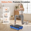 Vibration Plate Fitness Platform Exercise Machine Vibrating Shaking Full Body Shaker Workout Vibrate Stand Shake Board Sport for Weight Loss Fat Burner for Gym Home Office(ARK.BLACKBLUE)