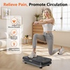 Vibration Plate Fitness Platform Exercise Machine Vibrating Shaking Full Body Shaker Workout Vibrate Stand Shake Board Sport for Weight Loss Fat Burner for Gym Home Office(ARK.BLACKGRAY)