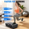 Vibration Plate Fitness Platform Exercise Machine Vibrating Shaking Full Body Shaker Workout Vibrate Stand Shake Board Sport for Weight Loss Fat Burner for Gym Home Office(BASIC.SILVER)