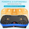 Vibration Plate Fitness Platform Exercise Machine Vibrating Shaking Full Body Shaker Workout Vibrate Stand Shake Board Sport for Weight Loss Fat Burner for Gym Home Office(MASSAGE.BLUE)