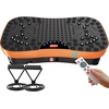 Vibration Plate Fitness Platform Exercise Machine Vibrating Shaking Full Body Shaker Workout Vibrate Stand Shake Board Sport for Weight Loss Fat Burner for Gym Home Office(MASSAGE.ORANGE)