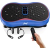 Vibration Plate Fitness Platform Exercise Machine Vibrating Shaking Full Body Shaker Workout Vibrate Stand Shake Board Sport for Weight Loss Fat Burner for Gym Home Office(BASIC.BLUE)