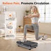Vibration Plate Fitness Platform Exercise Machine Vibrating Shaking Full Body Shaker Workout Vibrate Stand Shake Board Sport for Weight Loss Fat Burner for Gym Home Office(ARK.BLACKSILVER)