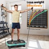 Vibration Plate Fitness Platform Exercise Machine Vibrating Shaking Full Body Shaker Workout Vibrate Stand Shake Board Sport for Weight Loss Fat Burner for Gym Home Office(SLIM.GREEN)