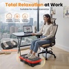 Vibration Plate Fitness Platform Exercise Machine Vibrating Shaking Full Body Shaker Workout Vibrate Stand Shake Board Sport for Weight Loss Fat Burner for Gym Home Office(SLIM.RED)