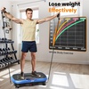 Vibration Plate Fitness Platform Exercise Machine Vibrating Shaking Full Body Shaker Workout Vibrate Stand Shake Board Sport for Weight Loss Fat Burner for Gym Home Office(BT.PRO.BLUE)