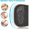 Vibration Plate Fitness Platform Exercise Machine Vibrating Shaking Full Body Shaker Workout Vibrate Stand Shake Board Sport for Weight Loss Fat Burner for Gym Home Office(MASSAGE.ORANGE)