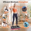 Vibration Plate Fitness Platform Exercise Machine Vibrating Shaking Full Body Shaker Workout Vibrate Stand Shake Board Sport for Weight Loss Fat Burner for Gym Home Office(ARK.BLACKPINK)
