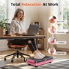 Vibration Plate Fitness Platform Exercise Machine Vibrating Shaking Full Body Shaker Workout Vibrate Stand Shake Board Sport for Weight Loss Fat Burner for Gym Home Office(ARK.BLACKPINK)