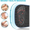 Vibration Plate Fitness Platform Exercise Machine Vibrating Shaking Full Body Shaker Workout Vibrate Stand Shake Board Sport for Weight Loss Fat Burner for Gym Home Office(MASSAGE.BLUE)
