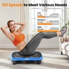 Vibration Plate Fitness Platform Exercise Machine Vibrating Shaking Full Body Shaker Workout Vibrate Stand Shake Board Sport for Weight Loss Fat Burner for Gym Home Office(SLIM.BLUE)