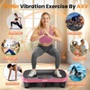Vibration Plate Fitness Platform Exercise Machine Vibrating Shaking Full Body Shaker Workout Vibrate Stand Shake Board Sport for Weight Loss Fat Burner for Gym Home Office(SLIM.PINK)