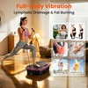 Vibration Plate Fitness Platform Exercise Machine Vibrating Shaking Full Body Shaker Workout Vibrate Stand Shake Board Sport for Weight Loss Fat Burner for Gym Home Office(BASIC.PINK)