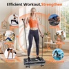 Vibration Plate Fitness Platform Exercise Machine Vibrating Shaking Full Body Shaker Workout Vibrate Stand Shake Board Sport for Weight Loss Fat Burner for Gym Home Office(ARK.BLACKSILVER)