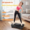 Vibration Plate Fitness Platform Exercise Machine Vibrating Shaking Full Body Shaker Workout Vibrate Stand Shake Board Sport for Weight Loss Fat Burner for Gym Home Office(MASSAGE.BLACK)