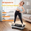 Vibration Plate Fitness Platform Exercise Machine Vibrating Shaking Full Body Shaker Workout Vibrate Stand Shake Board Sport for Weight Loss Fat Burner for Gym Home Office(MASSAGE.WHITE)