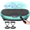 Vibration Plate Exercise Machine Whole Body Workout Music Vibrate Fitness Platform Lymphatic Drainage Machine for Weight Loss Shaping Toning Wellness Home Gyms Workout(BOAT.GREEN)