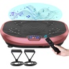 Vibration Plate Exercise Machine Whole Body Workout Music Vibrate Fitness Platform Lymphatic Drainage Machine for Weight Loss Shaping Toning Wellness Home Gyms Workout(BOAT.PINK)