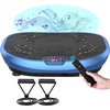 Vibration Plate Exercise Machine Whole Body Workout Music Vibrate Fitness Platform Lymphatic Drainage Machine for Weight Loss Shaping Toning Wellness Home Gyms Workout(BOAT.BLUE)