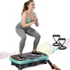 Vibration Plate Fitness Platform Exercise Machine Vibrating Shaking Full Body Shaker Workout Vibrate Stand Shake Board Sport for Weight Loss Fat Burner for Gym Home Office(BT.PRO.GREEN)