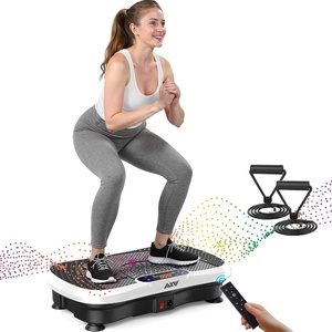 Vibration Plate Fitness Platform Exercise Machine Vibrating Shaking Full Body Shaker Workout Vibrate Stand Shake Board Sport for Weight Loss Fat Burner for Gym Home Office(SLIM.WHITE)
