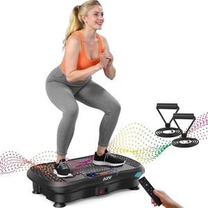 Vibration Plate Fitness Platform Exercise Machine Vibrating Shaking Full Body Shaker Workout Vibrate Stand Shake Board Sport for Weight Loss Fat Burner for Gym Home Office(SLIM.BLACK)